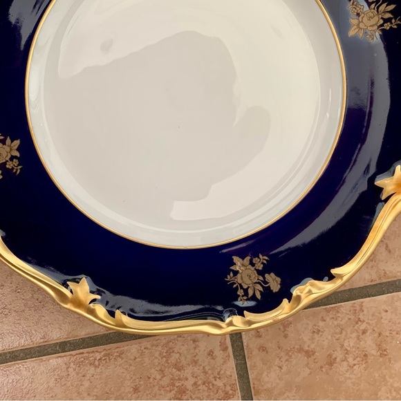 Vintage Reichenbach Echt Kobalt Blue/gold Plates Germany - Picture 8 of 15
